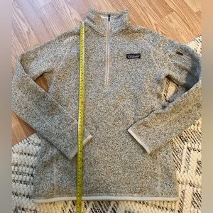 Xs gray speckled Patagonia zip up sweater